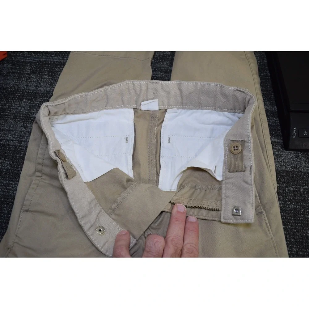Gap Kids BOYS 7 Tan Beige CHINO Khakis Pants School Church Dress Preppy Like Dad